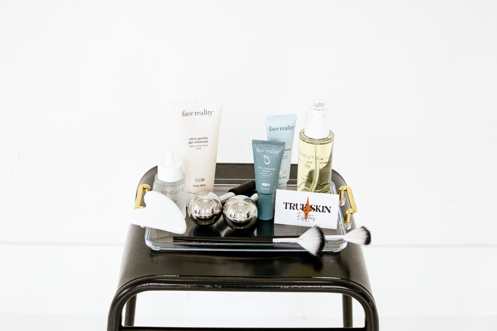 Curated True Skin retail tray